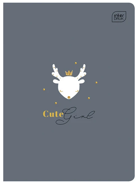 Zeszyt A5 16k kratka INTERDRUK Trends Girls