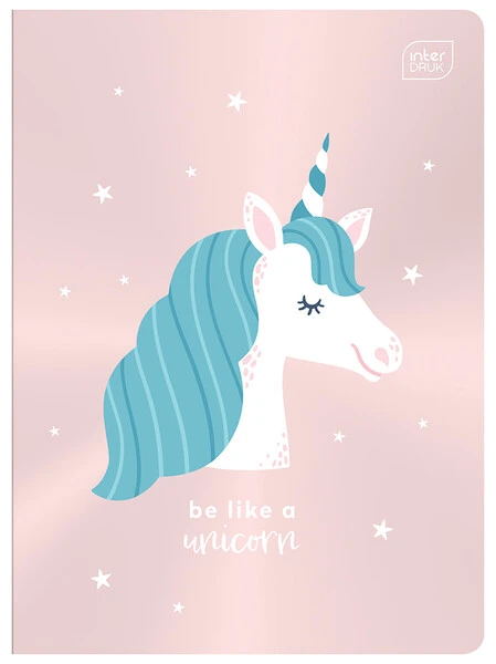 Zeszyt A5 32 3 linia kolor Interdruk Metallic