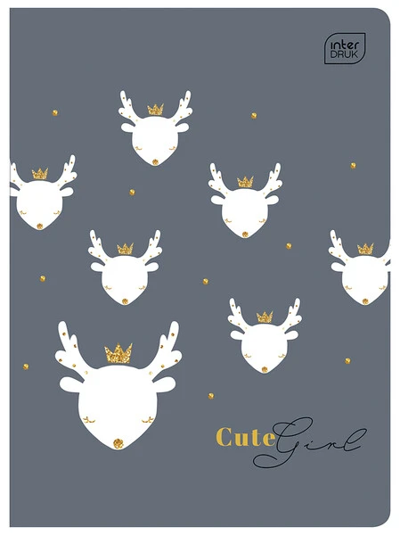 Zeszyt A5 32k 3 linia INTERDRUK Trends Girls