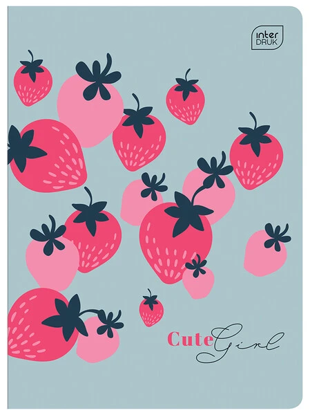 Zeszyt A5 32k 3 linia INTERDRUK Trends Girls