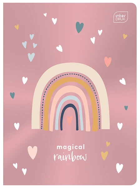 Zeszyt A5 32k kratka INTERDRUK Metalick dziewczynka