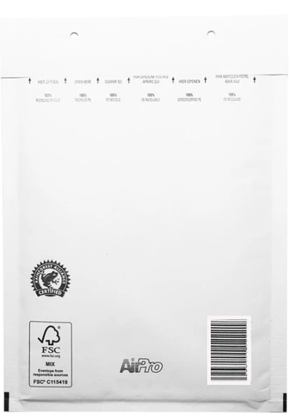 Koperta ochronna AirPro B/12 170x235mm bąbelkowa 200 szt.