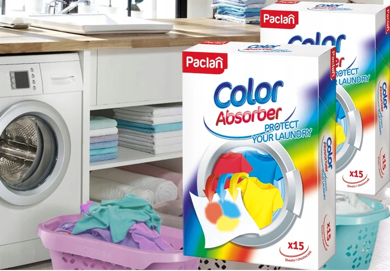 Chusteczki do prania wyłapujące kolor ABSORBER COLOR Paclan