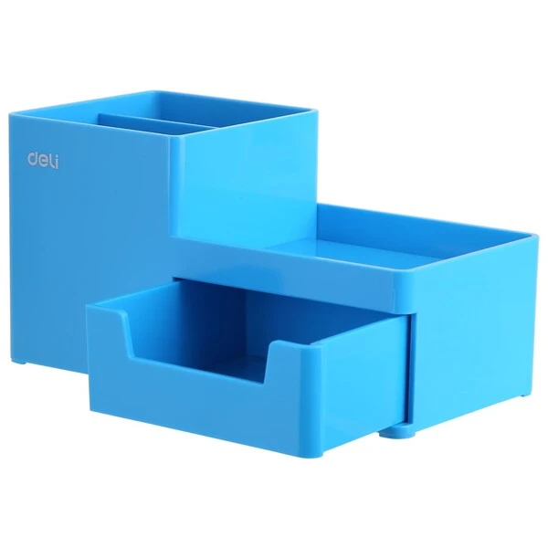 Przybornik organizer na biurko Deli Z251-30 Rio niebieski