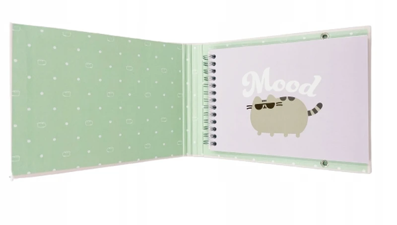 Pamiętnik notes PUSHEEN z gumką St. Majewski