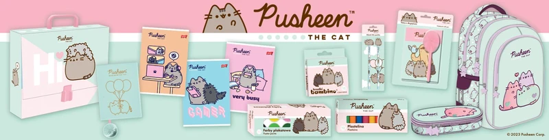 Pamiętnik notes PUSHEEN z gumką St. Majewski