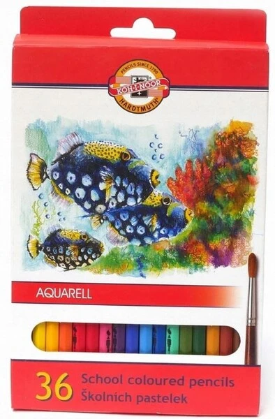 Kredki akwarelowe Koh-I-Noor Mondeluz 36 kol 3719/K Nowe