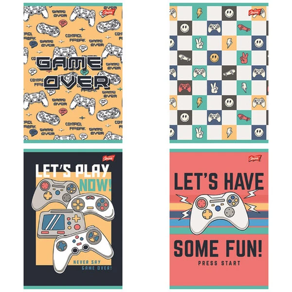 Zeszyt A5 32k linia dwukolorowa Let's Play Unipap