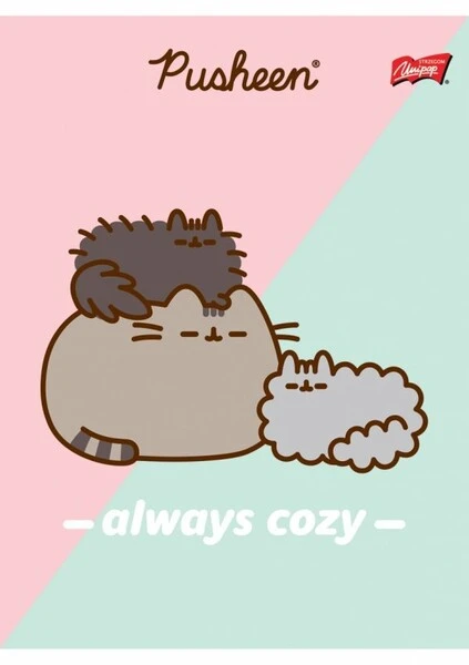Zeszyt A5 32k kratka Pusheen Unipap
