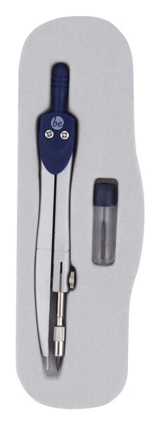 Cyrkiel szkolny Memobe w kasetce + grafity MC003