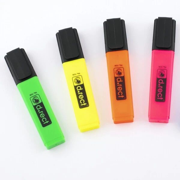 Zakreślacze D.Rect 1128 4 kolory