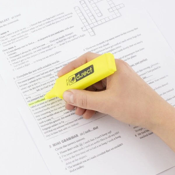 Zakreślacze D.Rect 1128 4 kolory