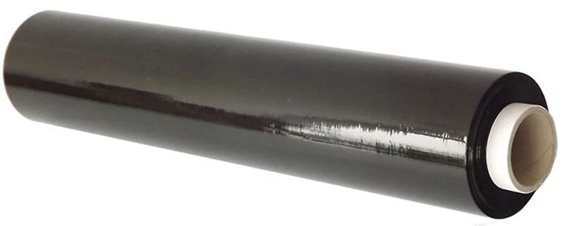 Folia stretch 50cm 2,15kg netto 2,50kg brutto CZARNA