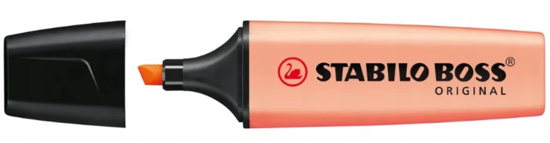Zakreślacz STABILO BOSS pastel 70/126 pomarańczowy