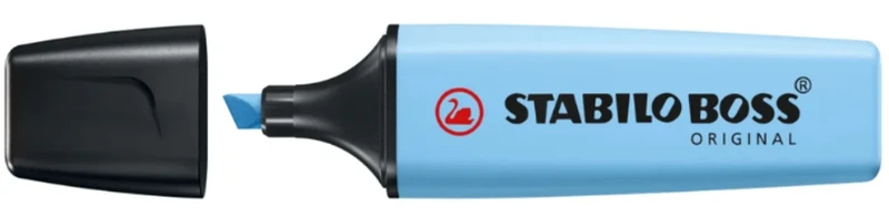 Zakreślacz STABILO BOSS pastel 70/112 błękit