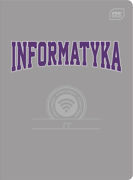 Zeszyt tematyczny A5 60k Hybrid w kratkę Informatyka