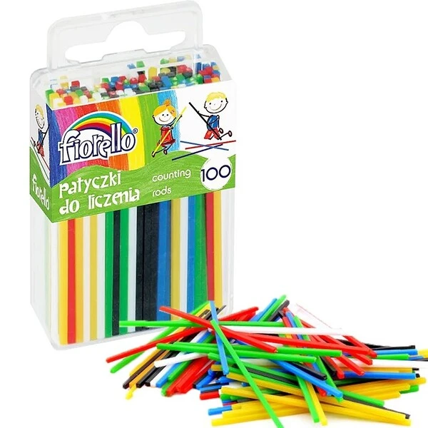 Kolorowe patyczki do liczenia 100szt. Fiorello