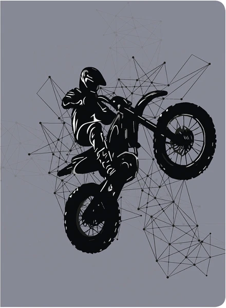 Zeszyt A5 32k kratka # mix Interdruk bas boy