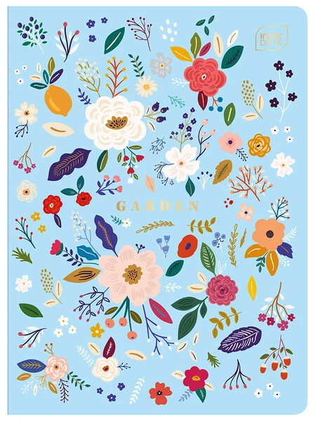 Zeszyt A5 60k linia = Garden