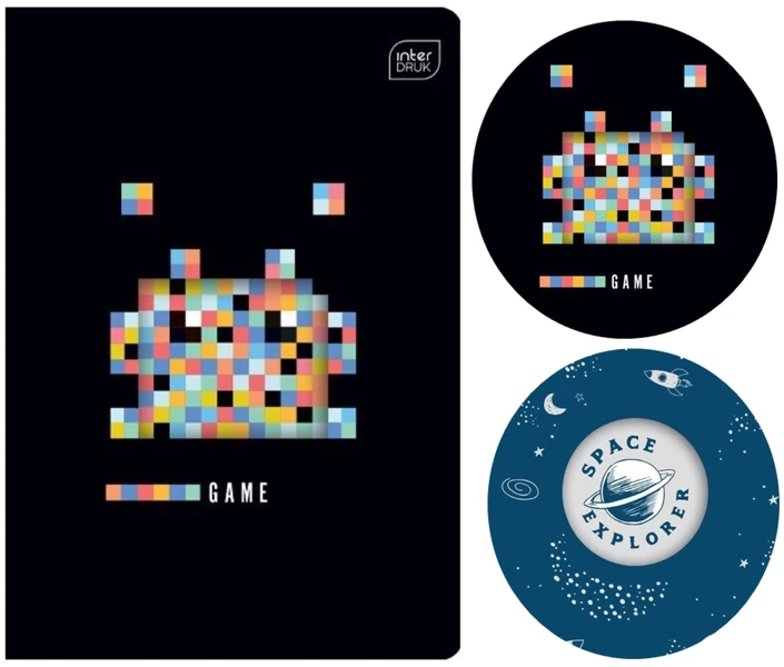 Zeszyt A5 32 linia 3 kol. Shape Boys Interdruk