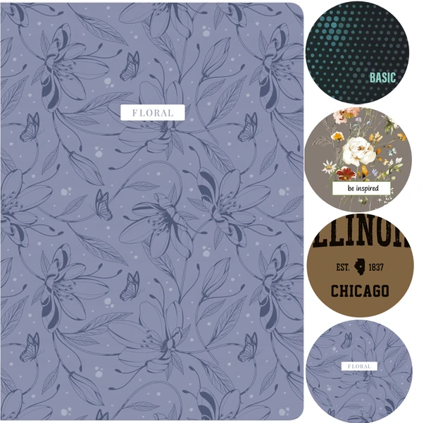 Zeszyt A5 96k linia mix Interdruk bas