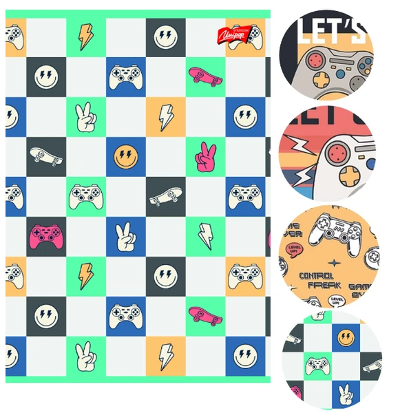 Zeszyt A5 32k linia dwukolorowa Let's Play Unipap