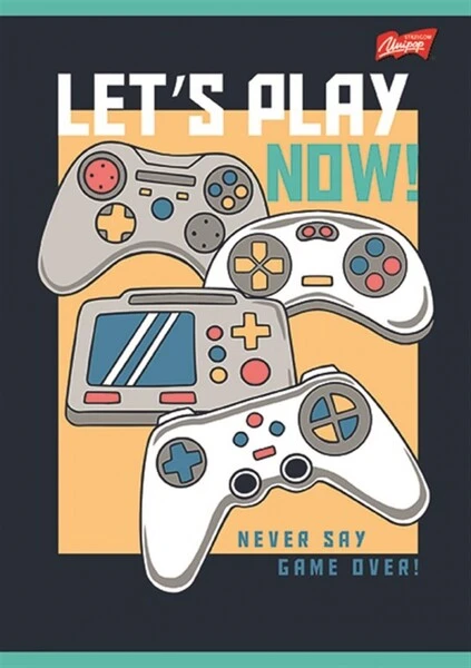 Zeszyt A5 32k linia dwukolorowa Let's Play Unipap