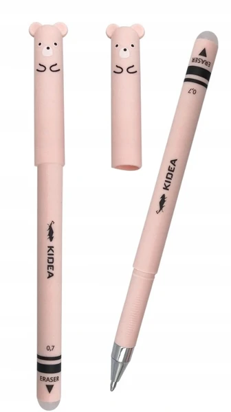 Długopis wymazywalny 0,7 B Zwierzaki Uszaki KIDEA