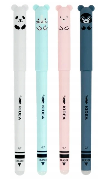 Długopis wymazywalny 0,7 B Zwierzaki Uszaki KIDEA