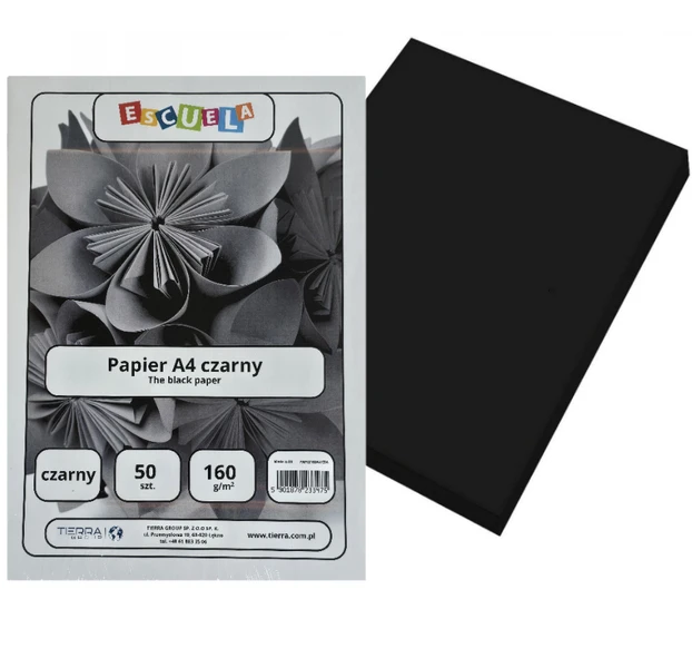 Papier ksero czarny A4 160 g