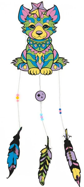 Łapacz Snów marzeń Świecący w ciemności Zestaw kreatywny dla dzieci MYSTIC