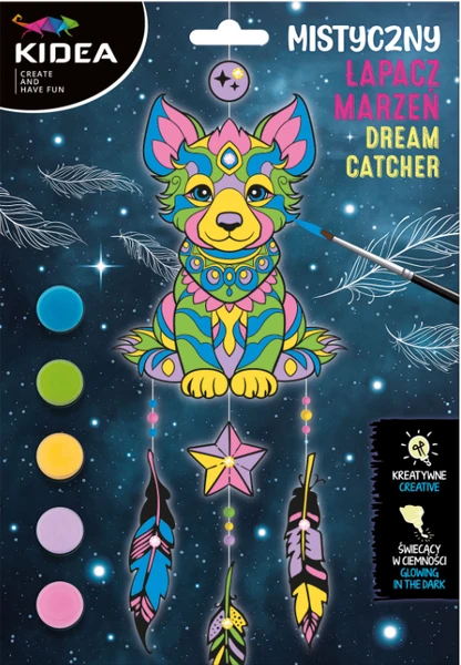 Łapacz Snów marzeń Świecący w ciemności Zestaw kreatywny dla dzieci MYSTIC