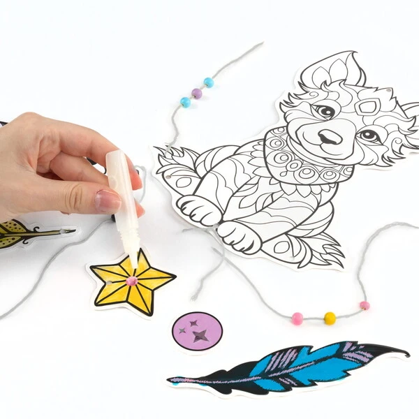 Łapacz Snów marzeń Świecący w ciemności Zestaw kreatywny dla dzieci MYSTIC