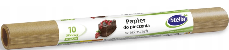 Papier do pieczenia STELLA w arkuszach 10 ark