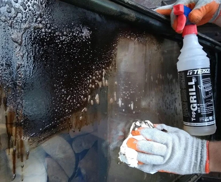 TENZI Top Grill Płyn do czyszczenia grilla rusztu piekarnika 1L