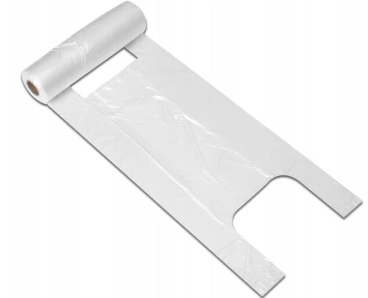 Reklamówki jednorazowe na rolce zrywki foliowe do 5 kg 100szt