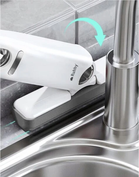 Mop Mini Płaski z Wyciskaczem do Mycia Okien Półek Przenośny + 2 Nakładki