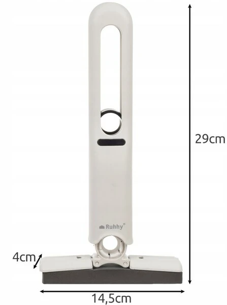 Mop Mini Płaski z Wyciskaczem do Mycia Okien Półek Przenośny + 2 Nakładki