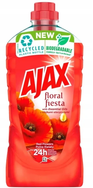 Ajax Płyn Uniwersalny do Mycia Podłóg Mix Zapachów 5 x 1L