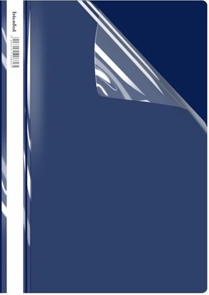 Skoroszyt A4 Twardy wpinany ECOnomy BIURFOL 20szt granat