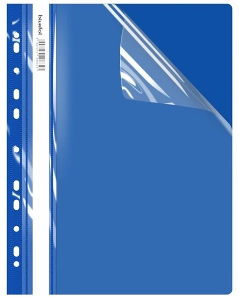 Skoroszyt A4 Twardy wpinany ECOnomy BIURFOL 1szt niebieski