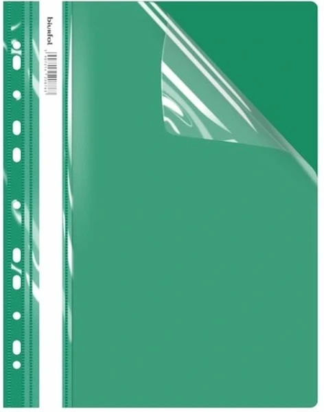Skoroszyt A4 Twardy wpinany ECOnomy BIURFOL 1szt zielony