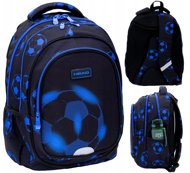 Plecak szkolny 3-kom HEAD NEO BLUE FOOTBALL