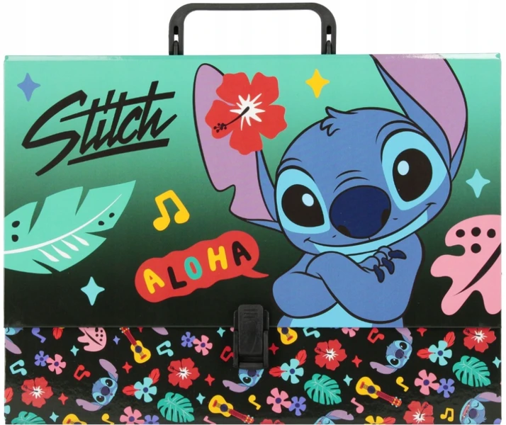 Teczka z rączką A4 XL STITCH Mint Aloha