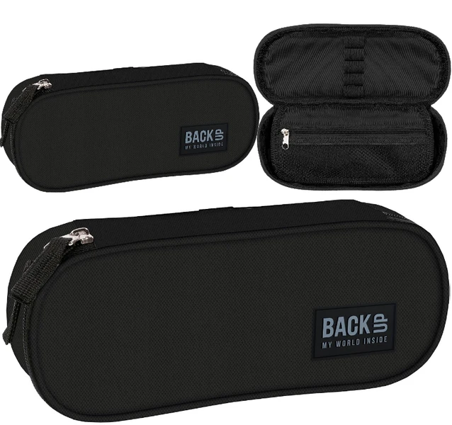 Piórnik saszetka z klapką BackUp 7 A56 Black