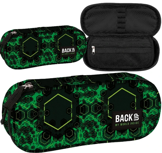 Piórnik saszetka z klapką BackUp 7 A45 Quantum zielony