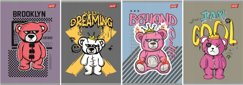 Zeszyt A5 60 kartek w linię Unipap Ttoublemaker