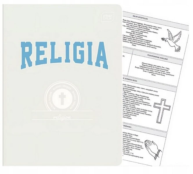 Zeszyt tematyczny A5 60k Hybrid w kratkę Religia