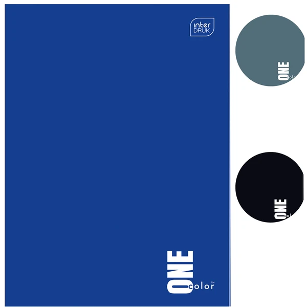 Zeszyt A4 80k w kratkę mix Interdruk One Color