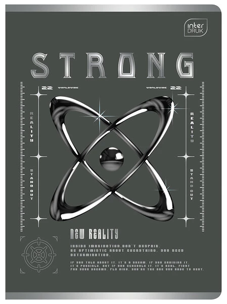 Zeszyt A5 60k w kratkę 70g Metallic Boys Girls mix